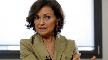 Carmen Calvo: "El Gobierno no se merecía el acoso irracional y constante del PP"