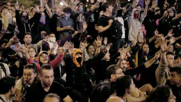 La noche más “tranquila”: 6.000 personas se manifiestan en Barcelona con disturbios aislados