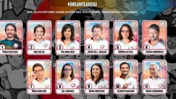 #Dreamteam26J, la colección de cromos con la que Unidos Podemos luce a sus candidatos