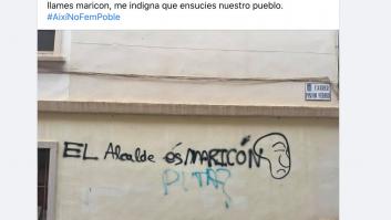 Escriben "el alcalde es maricón" en un pueblo de Castellón y su respuesta es MARAVILLOSA