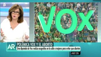 Ana Rosa, indignada como nunca contra una diputada de Vox: "Es una barbaridad detrás de otra"