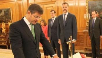 Rafael Catalá jura ante el rey su cargo de ministro de Justicia