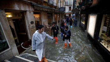 "Agua alta": Venecia sufre su peor inundación desde 1966
