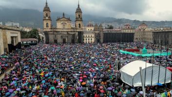 Disturbios y enfrentamientos entre la Policía y manifestantes durante el paro nacional en varios puntos de Bogotá