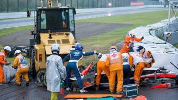 Jules Bianchi, trasladado inconsciente al hospital tras un accidente de Fórmula 1