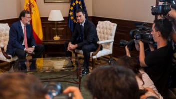 Rajoy se reúne sin grandes expectativas con Sánchez para intentar negociar su abstención