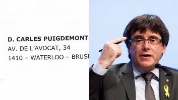 La tremenda ofensa de Puigdemont por lo que se puede leer en el sobre que le ha enviado el Tribunal de Cuentas
