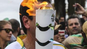 Una manifestación obliga a desviar la ruta de la antorcha olímpica en Río