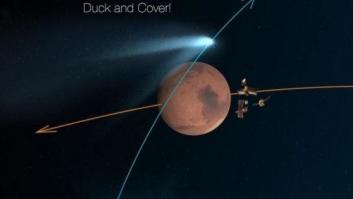 Un cometa 'roza' Marte
