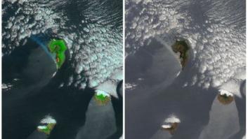 La NASA capta así el incendio de La Palma