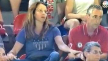 Sufrirás viendo la reacción de estos padres mientras su hija compite en los Juegos de Río