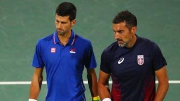 Djokovic consuma el disgusto olímpico con la despedida en el dobles