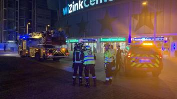 Evacuado el WiZink Center tras el incendio de una pantalla y un altavoz durante el Madrid Oktoberfest