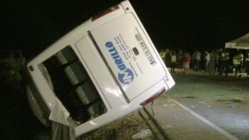 Accidente en Castuera (Badajoz): Cinco menores mueren en un accidente de microbús