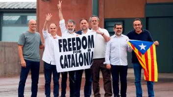 Los presos del 'procés' salen de la cárcel tras el indulto del Gobierno