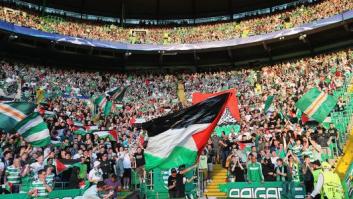Los aficionados del Celtic desafían a la UEFA al apoyar así a Palestina