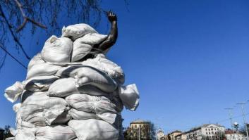Así se mantienen en pie los monumentos de Ucrania durante la guerra