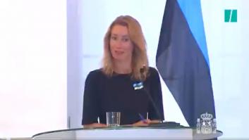 La primera ministra de Estonia pone un tuit por el 12 de octubre y debe estar flipando con la repercusión