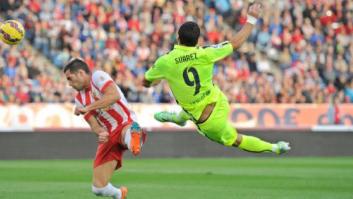 Los dos pases de gol de Luis Suárez frente al Almería (VÍDEOS)