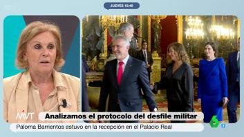 Paloma Barrientos desvela a qué tres políticos vio entrar juntos al baño unisex del Palacio Real