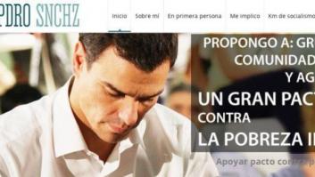 'Pdro Snchz': cachondeo en Twitter por la web del líder del PSOE