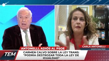 Carla Antonelli escucha hablar a Margallo sobre la Ley Trans y tiene que pedir 