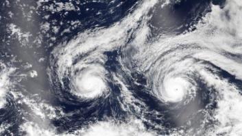 Las impresionantes imágenes de tres huracanes captados desde el espacio (VIDEO)