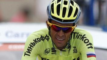 El aplaudido tuit de Contador tras perder una etapa en los últimos kilómetros