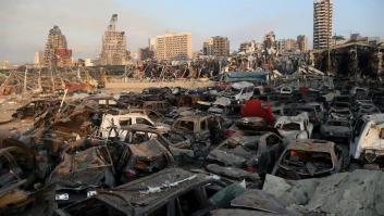 'Señales de vida' bajo los escombros de Beirut un mes después de la explosión