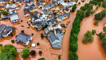 Las imágenes de las inundaciones que están asolando Alemania y Bélgica