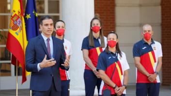 Pedro Sánchez recibe a los olímpicos: "Situad a España en lo más alto del podio"