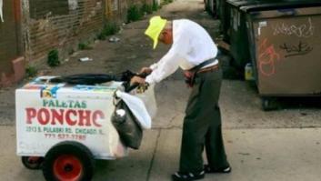 La conmovedora foto que cambió la vida de este vendedor de helados de 89 años
