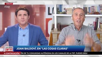 Joan Baldoví se despide así de Jesús Cintora y el presentador deja una frase que lo dice todo
