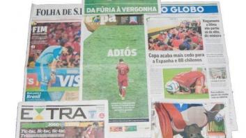 Así vio la prensa brasileña la eliminación de España en el mundial