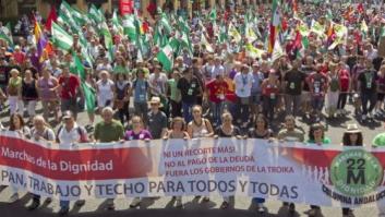 Las 'Marchas de la dignidad' rodean parlamentos autonómicos en toda España
