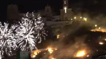 Imputado el alcalde de Cullera por el incendio provocado por unos fuegos artificiales