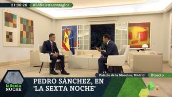 El sutil detalle en esta imagen de Pedro Sánchez en 'La Sexta Noche': Fernando Simón estará orgulloso