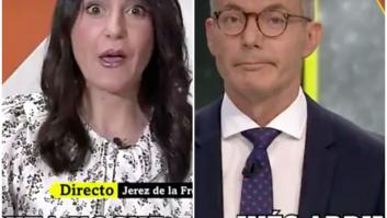El susto de Inés Arrimadas en plena entrevista en 'LaSexta Noche': la cara de Hilario Pino lo dice todo