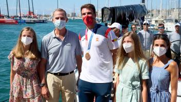 "Me sabe mal": La broma con la que Felipe VI ha sonrojado al medallista olímpico Joan Cardona