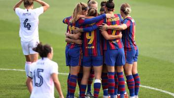 El Barça golea al Madrid en el primer 'clásico' femenino de la historia