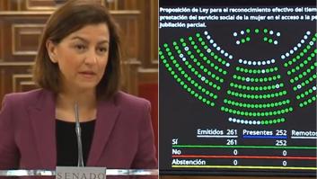 La portavoz del PSOE en el Senado retrata a Feijóo tras contar lo que ha hecho en esta votación