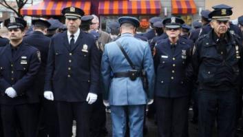 Las fotos que muestran el enfrentamiento entre la Policía y el alcalde de Nueva York