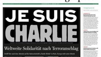 La prensa francesa e internacional homenajea a 'Charlie Hebdo' (FOTOS)