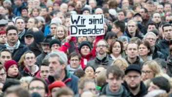 Multitudinaria manifestación en Alemania contra la xenofobia