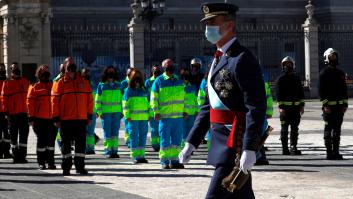 España homenajea en su fiesta nacional a los que luchan contra la pandemia