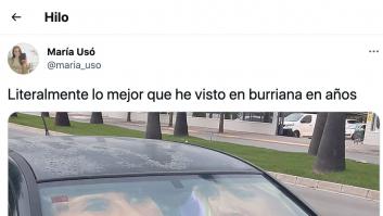 Muchos alucinan con lo que ha visto una tuitera en un coche aparcado en Burriana