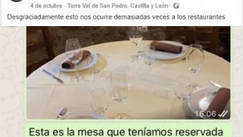 Un restaurante de Segovia envía este inolvidable mensaje de WhatsApp a un cliente que les dio plantón