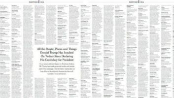 El 'New York Times' recopila todos los insultos de Trump en una lista