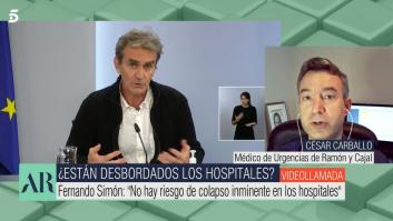 El popular médico César Carballo rebate a Fernando Simón: "No estoy de acuerdo"