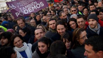 La guerra de cifras: 100.000 según la Policía y 300.000 según Podemos